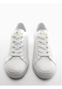 mango - Mango Sneakersy Haifa 57084782 Biały. Kolor: biały. Materiał: skóra #3