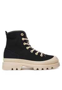 Sneakersy Aeronautica Militare. Kolor: czarny