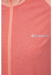 columbia - Columbia kurtka outdoorowa Heather Canyon kolor pomarańczowy przejściowa. Kolor: pomarańczowy. Materiał: tkanina, materiał, softshell #6