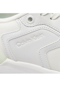 Calvin Klein Sneakersy Flexi Runner Lace Up HW0HW01215 Biały. Kolor: biały. Materiał: skóra #4