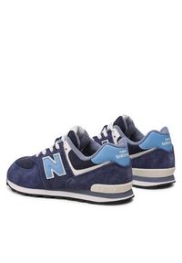 New Balance Sneakersy GC574ND1 Granatowy. Kolor: niebieski. Materiał: zamsz, skóra. Model: New Balance 574 #6