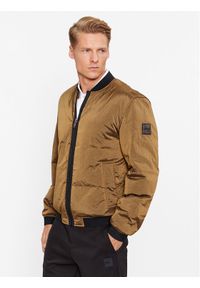 BOSS - Boss Kurtka bomber Overse 50496479 Brązowy Regular Fit. Kolor: brązowy. Materiał: syntetyk #1