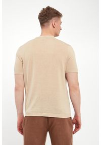 Liu Jo - T-shirt męski z lnem LIU JO. Materiał: len #3