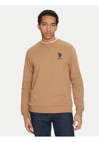 U.S. Polo Assn. Bluza MUP2256 Beżowy Regular Fit. Typ kołnierza: polo. Kolor: beżowy. Materiał: bawełna