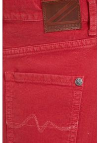 Pepe Jeans spódnica jeansowa kolor czerwony mini prosta. Okazja: na co dzień. Kolor: czerwony. Materiał: tkanina. Styl: casual #2