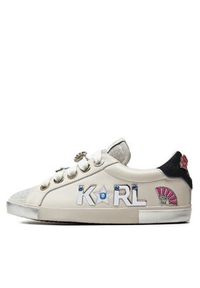 Karl Lagerfeld - KARL LAGERFELD Sneakersy KL60144 Biały. Kolor: biały #2