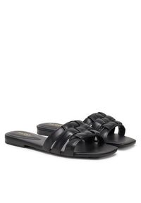 Aldo Klapki Gotosandal 13966678 Czarny. Kolor: czarny. Materiał: skóra