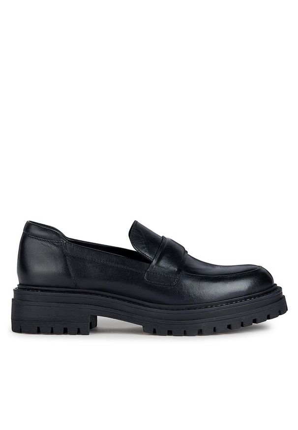Loafersy Geox. Kolor: czarny