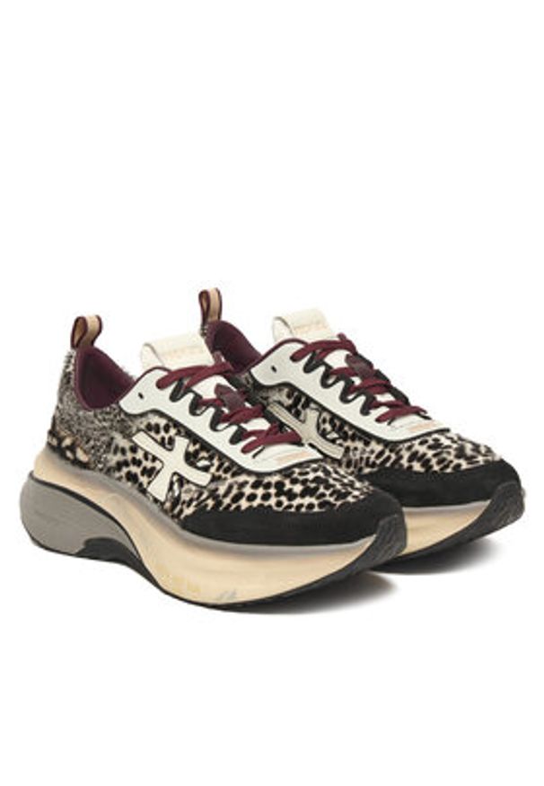 Premiata Sneakersy Hill Var 7858 Czarny. Kolor: czarny. Materiał: skóra