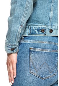 Levi's® - LEVI’S JAPAN BOYFRIEND TRUCKER JACKET DAMSKA KURTKA JEANSOWA JEANS DŻINSOWA BLUE 275500018. Materiał: jeans