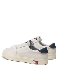 Tommy Jeans Sneakersy Vulcanized Ess EM0EM01106 Beżowy. Kolor: beżowy. Materiał: skóra