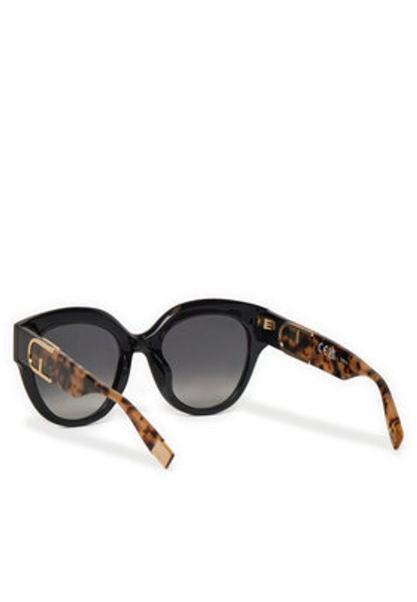 Furla Okulary przeciwsłoneczne Sunglasses WD00117 BX1892 OHV00 Czarny. Kolor: czarny. Materiał: syntetyk