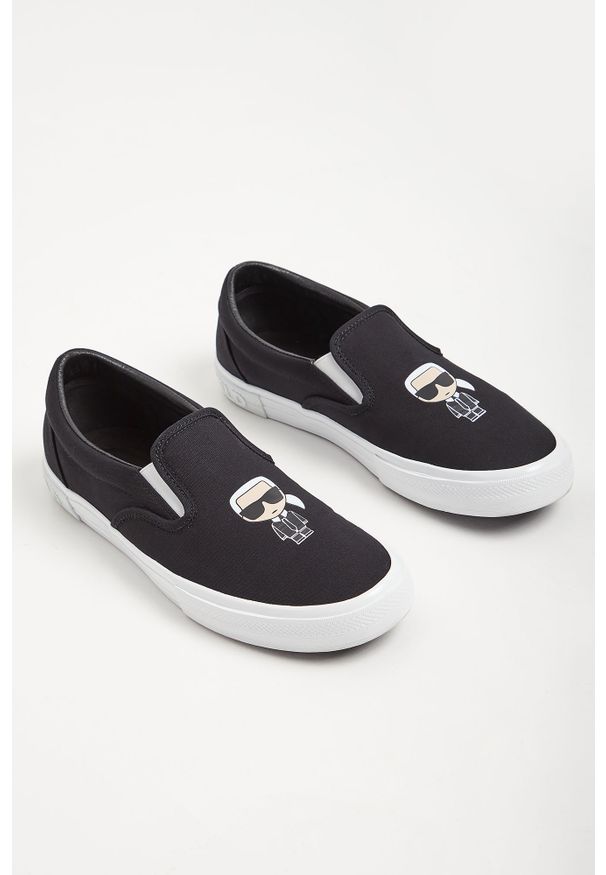 Karl Lagerfeld - Slippers Kampus KARL LAGERFELD. Zapięcie: bez zapięcia. Wzór: nadruk