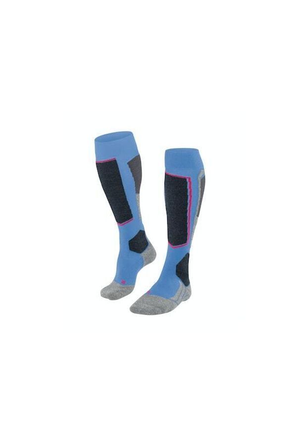 Podkolanówki damskie Falke SK2 Intermediate Vegan. Kolor: niebieski. Sport: narciarstwo