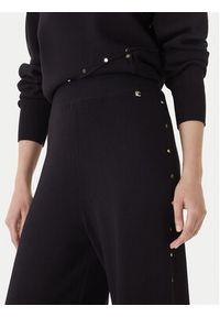 LOLA CASADEMUNT Spodnie materiałowe LF2514002 Czarny Regular Fit. Kolor: czarny. Materiał: wiskoza #3