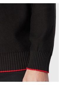 Hugo Sweter Smarlo 50474813 Czarny Regular Fit. Kolor: czarny. Materiał: bawełna #4