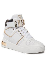 Guess Sneakersy Corten3 FLPCR3 FAL12 Biały. Kolor: biały. Materiał: skóra #4