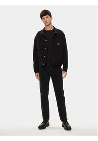 Calvin Klein Jeans Kurtka jeansowa J30J325751 Czarny Relaxed Fit. Kolor: czarny. Materiał: bawełna