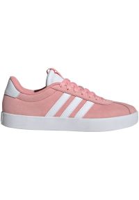 Adidas - Buty adidas Vl Court 3.0 U IF4469 różowe. Okazja: na co dzień. Zapięcie: sznurówki. Kolor: różowy. Materiał: syntetyk, zamsz, materiał, guma, skóra. Szerokość cholewki: normalna