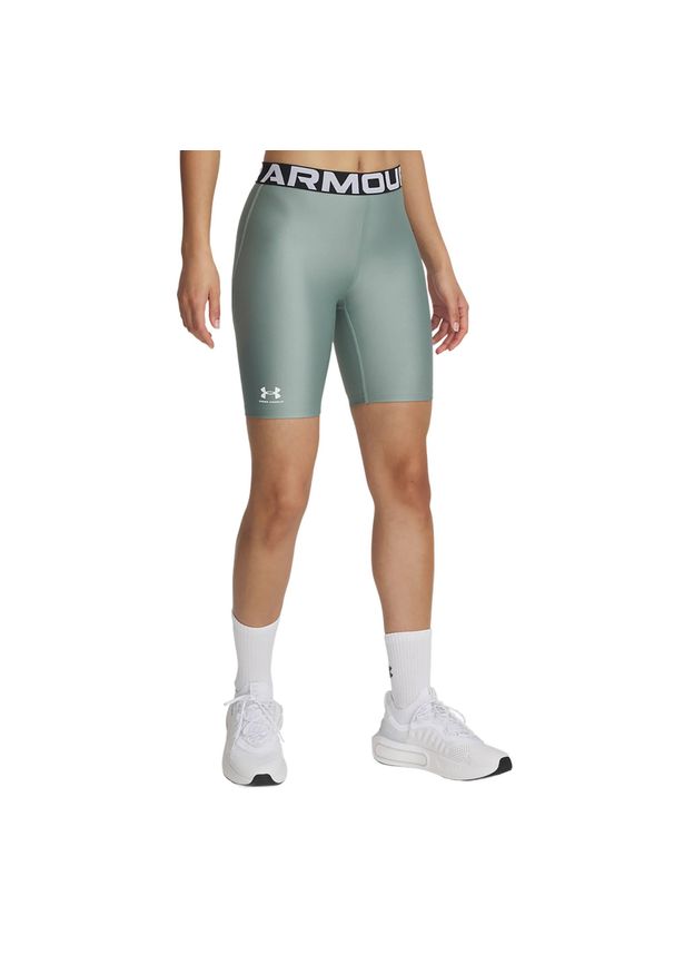 Spodenki damskie Under Armour HG Authentics 8in. Kolor: zielony. Sport: fitness
