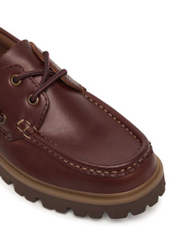 Clarks Półbuty Cleyhill Boat. 26187287 Brązowy. Kolor: brązowy. Materiał: skóra