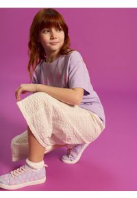 Sinsay - Jeansy wide leg - kremowy. Kolor: kremowy #1