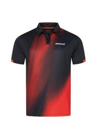 DONIC - Polo Donic Fire. Typ kołnierza: polo. Kolor: czerwony, wielokolorowy, czarny #1