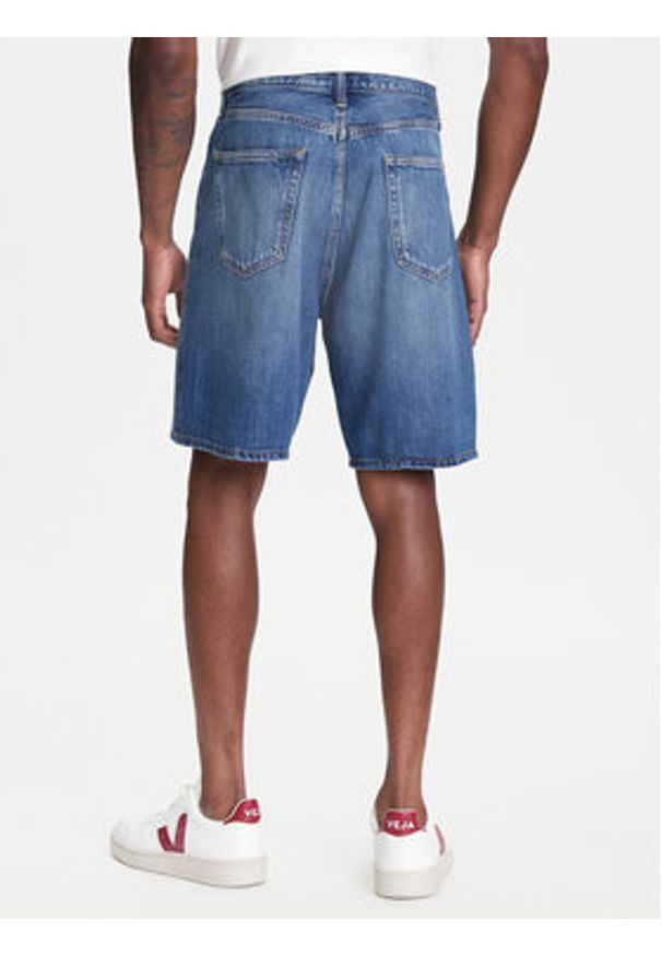 GAP - Gap Szorty jeansowe 781610-00 Niebieski Loose Fit. Kolor: niebieski. Materiał: bawełna
