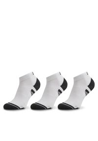 Under Armour Zestaw 3 par niskich skarpet unisex Ua Performance Tech 3Pk Low 1379504-100 Biały. Kolor: biały. Materiał: syntetyk