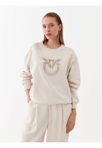 Bluza Pinko. Kolor: beżowy. Materiał: bawełna #1