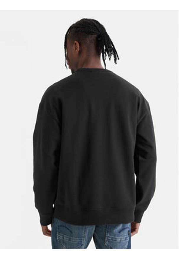 G-Star RAW - G-Star Raw Bluza HB Badge D28660-E209 Czarny Relaxed Fit. Kolor: czarny. Materiał: bawełna