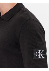Calvin Klein Jeans Polo J30J324961 Czarny Regular Fit. Typ kołnierza: polo. Kolor: czarny. Materiał: bawełna