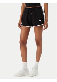 Karl Lagerfeld Jeans Szorty sportowe B2W10125 Czarny Regular Fit. Kolor: czarny. Materiał: bawełna #1