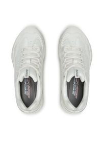 skechers - Skechers Sneakersy Star Strikez 117355/OFWT Biały. Kolor: biały. Materiał: skóra #4