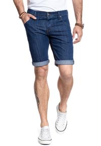 Mustang - SPODENKI MUSTANG 5 Pocket Short DENIM BLUE 1007373 5000 580. Materiał: denim #8