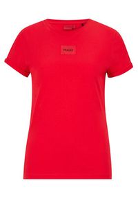 Hugo T-Shirt Redlabel 50456008 Różowy Slim Fit. Kolor: różowy. Materiał: bawełna #3