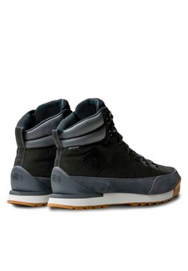 The North Face Trekkingi M Back-To-Berkeley Iv Leather WpNF0A817QKT01 Czarny. Kolor: czarny. Materiał: skóra. Sport: turystyka piesza