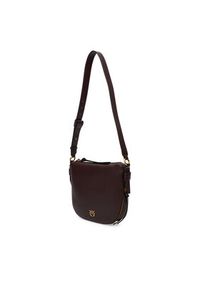 Pinko - PINKO Torebka Hobo Zip Around Mini Ai 25-26 PLTT 105332 A0QO Bordowy. Kolor: czerwony. Materiał: skórzane #2