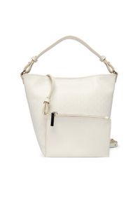 Calvin Klein Torebka Emblem Aop Sm Bucket Crossbody LV04F3506G Biały. Kolor: biały. Materiał: skórzane #3