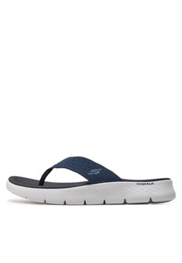 skechers - Skechers Japonki Go Walk Flex Sandal-Splendor 141404/NVY Granatowy. Kolor: niebieski. Materiał: materiał