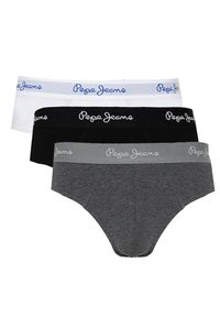 Pepe Jeans Slipy "Ralph 3-Pack" | PMU10104 | Ralph | Mężczyzna | Czarny, Biały, Szary. Kolor: czarny, biały, szary, wielokolorowy. Materiał: elastan, bawełna #1