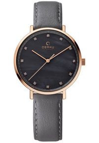 OBAKU - Zegarek damski Obaku Denmark V186LXVJRJ szary. Kolor: szary #1