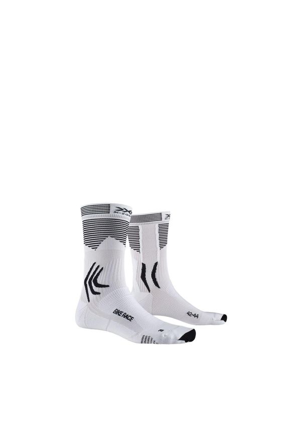 X-Socks - Skarpety rowerowe X-SOCKS BIKE RACE 4.0. Kolor: biały. Sport: kolarstwo