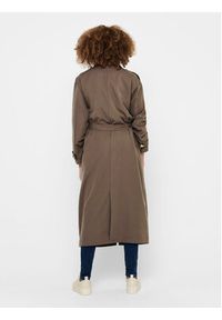 only - ONLY Trencz 15217799 Brązowy Relaxed Fit. Kolor: brązowy. Materiał: syntetyk #3