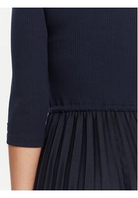 TOMMY HILFIGER - Tommy Hilfiger Sukienka codzienna WW0WW46138 Granatowy Slim Fit. Okazja: na co dzień. Kolor: niebieski. Materiał: wiskoza. Typ sukienki: proste. Styl: casual #4