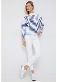 Polo Ralph Lauren longsleeve bawełniany kolor biały. Typ kołnierza: polo. Kolor: biały. Materiał: bawełna. Długość rękawa: długi rękaw #4