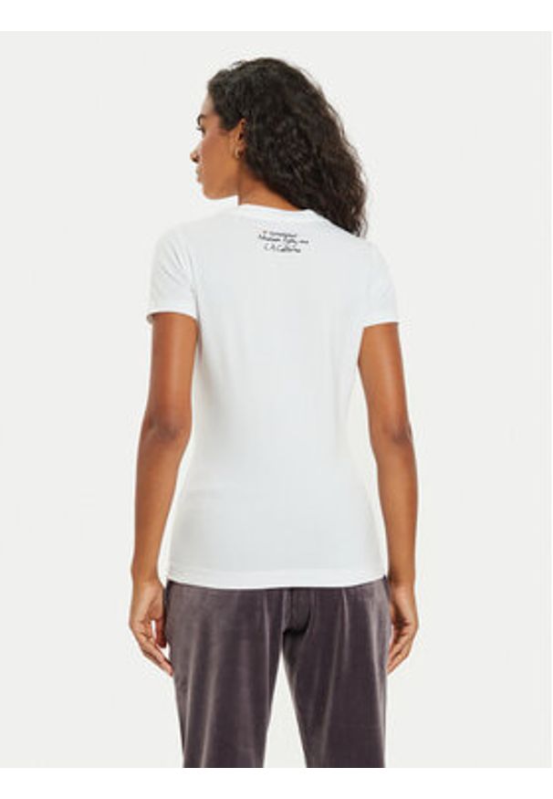 Guess T-Shirt W4BI23 J1314 Biały Regular Fit. Kolor: biały. Materiał: bawełna