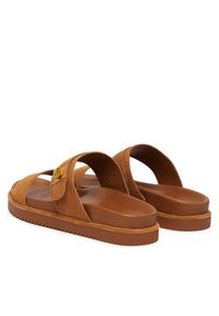 Steve Madden Klapki Take-TWO 11005321 Brązowy. Kolor: brązowy. Materiał: skóra, zamsz #6