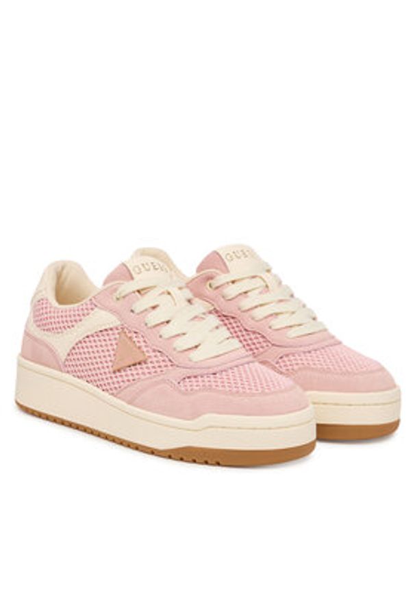 Guess Sneakersy FLJM13 FAB12 Różowy. Kolor: różowy. Materiał: materiał