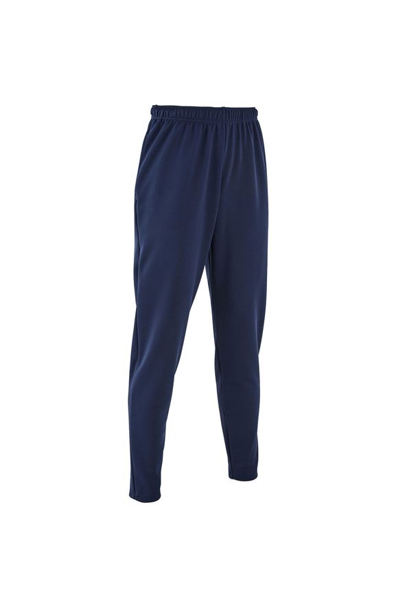 KIPSTA - Spodnie do piłki nożnej Kipsta Essential. Kolor: niebieski. Materiał: materiał. Sport: fitness